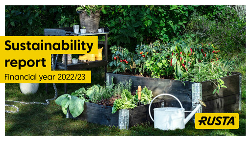 Thumbnail Rusta AB Sustainability Report 2022-2023