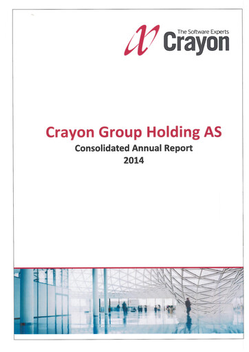 Thumbnail Crayon Group Annual Report 2014