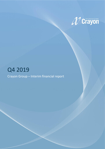Vorschaubild Crayon Group Finanzmitteilung 2019