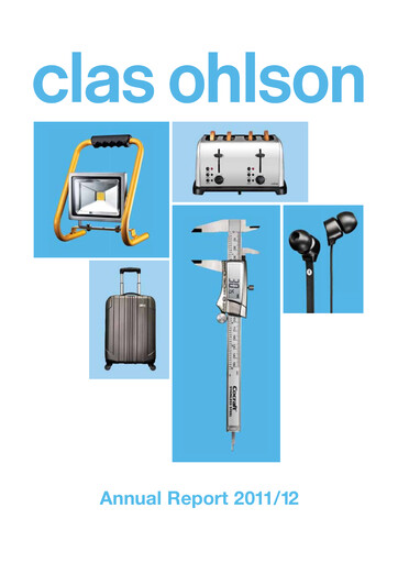 Thumbnail Clas Ohlson AB Annual Report 2011-2012