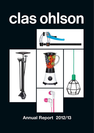 Thumbnail Clas Ohlson AB Annual Report 2012-2013