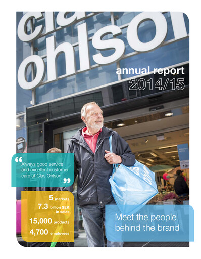 Thumbnail Clas Ohlson AB Annual Report 2014-2015