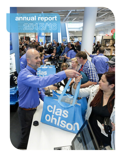 Thumbnail Clas Ohlson AB Annual Report 2015-2016