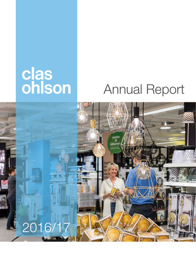 Thumbnail Clas Ohlson AB Annual Report 2016-2017