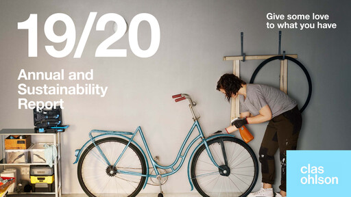 Thumbnail Clas Ohlson AB Annual Report 2019-2020
