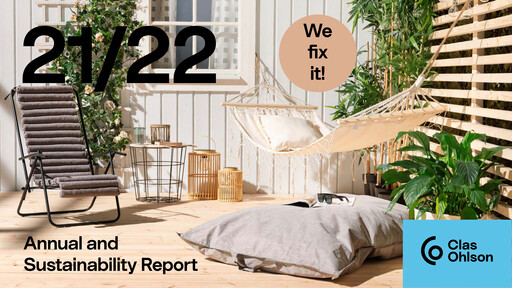 Thumbnail Clas Ohlson AB Annual Report 2021-2022