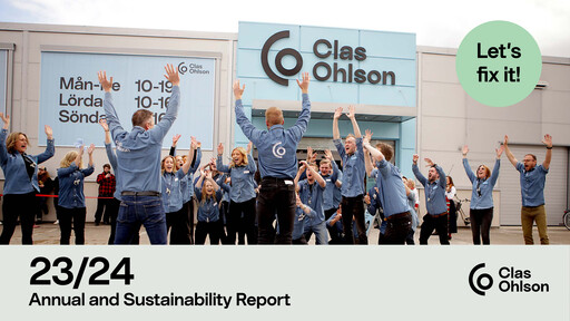Thumbnail Clas Ohlson AB Annual Report 2023-2024
