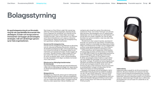 Thumbnail Clas Ohlson AB Annual Report 2024-2025