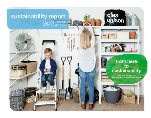 Miniature Clas Ohlson AB Rapport de durabilité 2015-2016