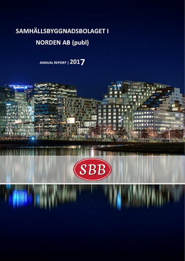 Thumbnail Samhällsbyggnadsbolaget i Norden Annual Report 2017