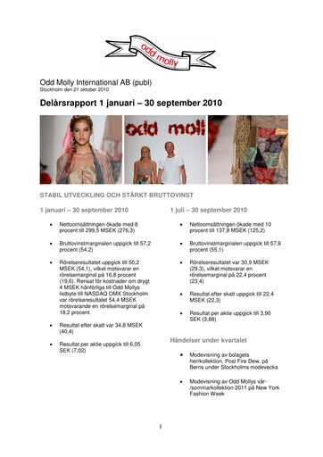 Thumbnail Logistea AB Annual Report 2010