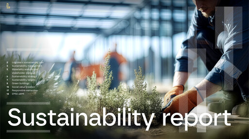 Miniature Logistea AB Rapport de durabilité 2025
