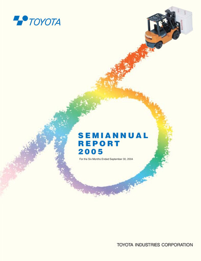 Miniature Toyota Industries
 Rapport financier fy2005-h1
