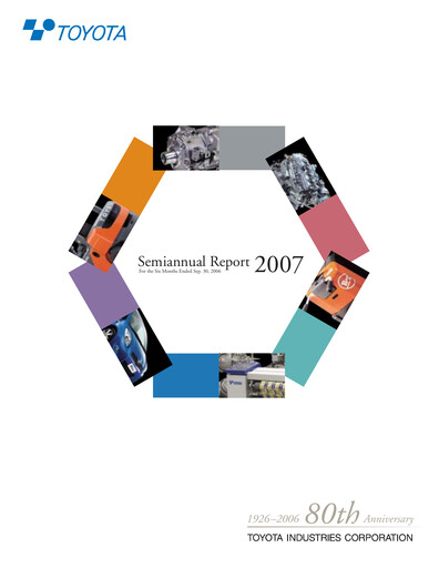 Miniature Toyota Industries
 Rapport financier fy2007-h1