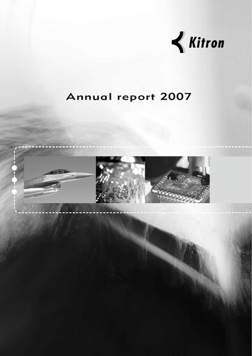 Thumbnail Kitron ASA Annual Report 2007