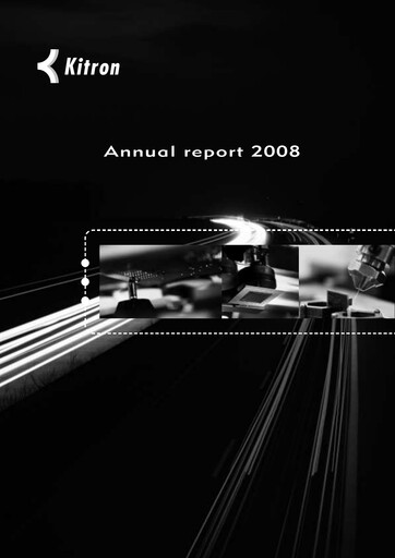 Thumbnail Kitron ASA Annual Report 2008