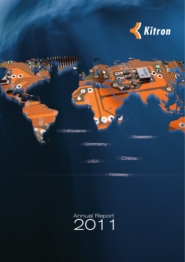 Thumbnail Kitron ASA Annual Report 2011