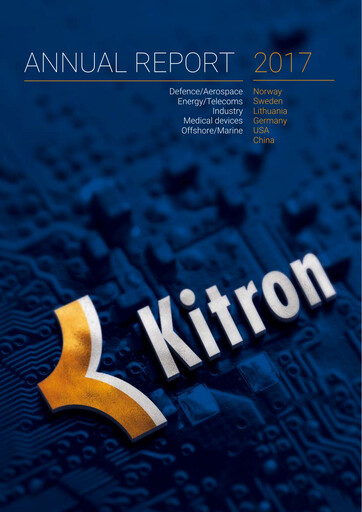 Thumbnail Kitron ASA Annual Report 2017