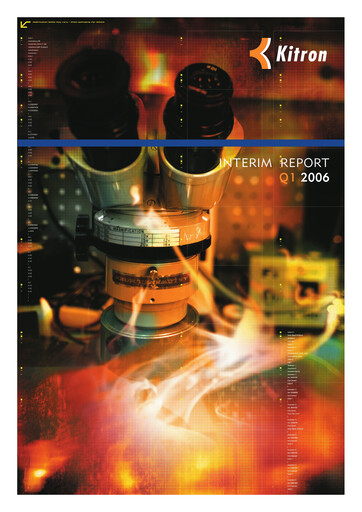 Thumbnail Kitron ASA Quarterly Report 2006-q1