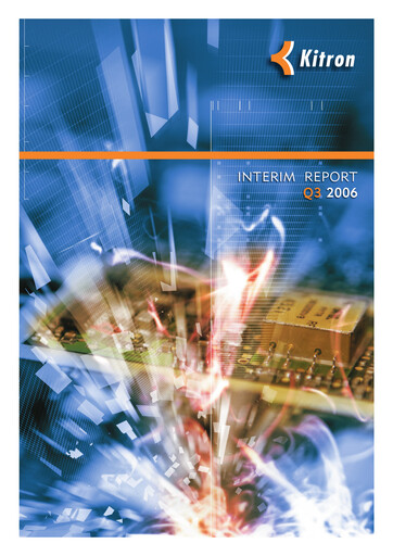 Thumbnail Kitron ASA Quarterly Report 2006-q3