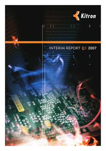 Thumbnail Kitron ASA Quarterly Report 2007-q1
