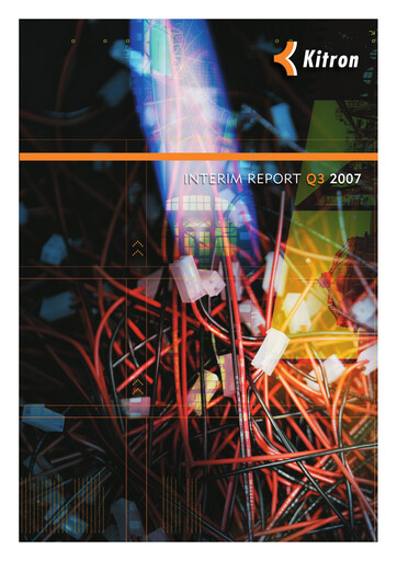 Thumbnail Kitron ASA Quarterly Report 2007-q3