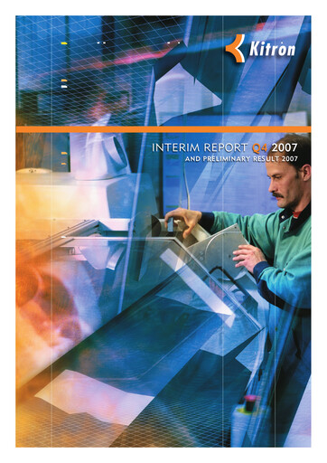Thumbnail Kitron ASA Quarterly Report 2007-q4