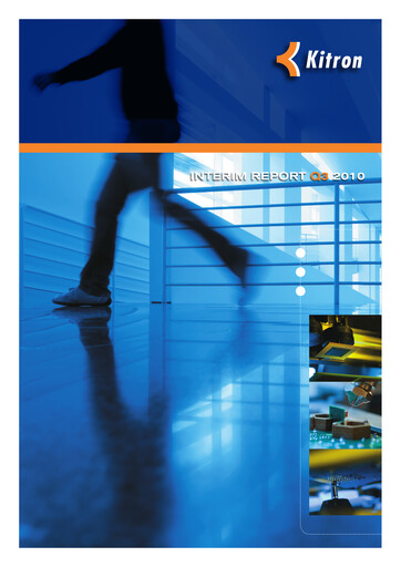 Thumbnail Kitron ASA Quarterly Report 2010-q3