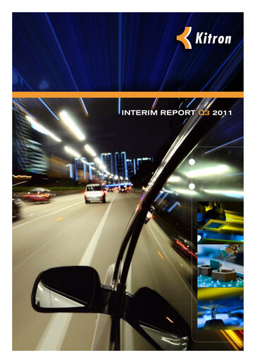 Thumbnail Kitron ASA Quarterly Report 2011-q3