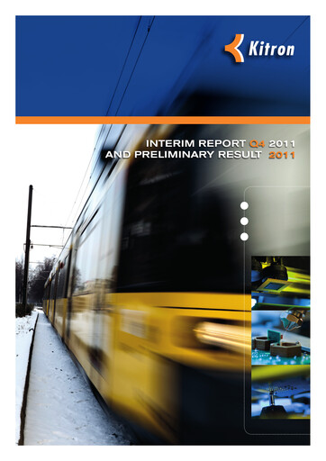 Thumbnail Kitron ASA Quarterly Report 2011-q4