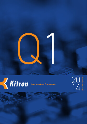 Thumbnail Kitron ASA Quarterly Report 2014-q1