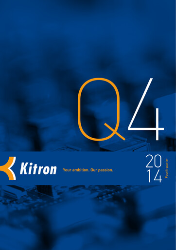 Thumbnail Kitron ASA Quarterly Report 2014-q4