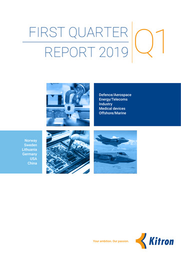 Thumbnail Kitron ASA Quarterly Report 2019-q1