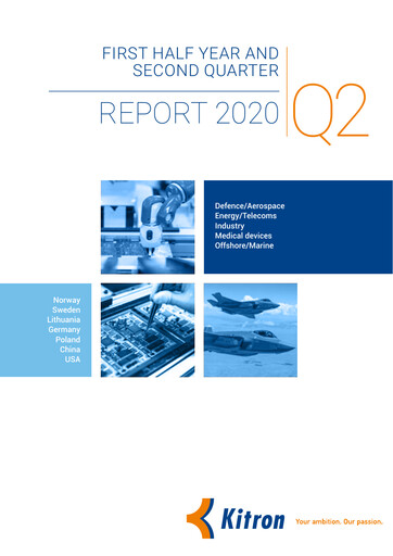 Thumbnail Kitron ASA Quarterly Report 2020-q2