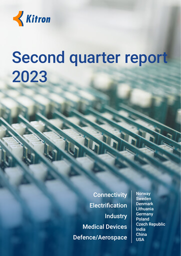 Thumbnail Kitron ASA Quarterly Report 2023-q2