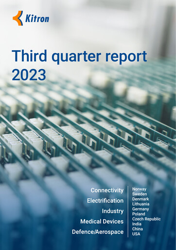 Thumbnail Kitron ASA Quarterly Report 2023-q3