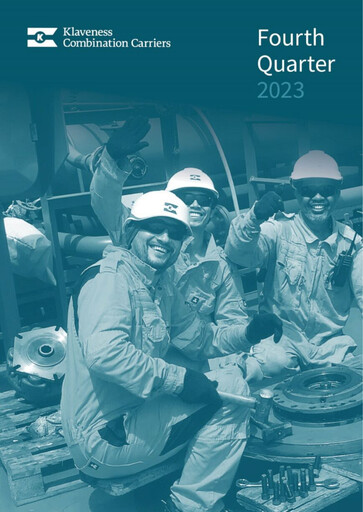 Thumbnail Klaveness Combination Carriers Quarterly Report 2023-q4