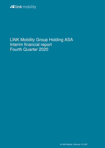 Thumbnail LINK Mobility Group Quarterly Report 2020-q4