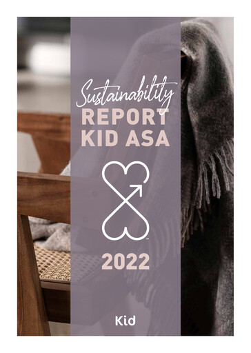 Thumbnail Kid ASA Sustainability Report 2022