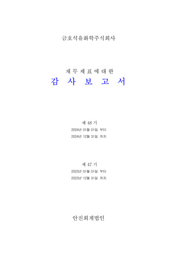 Thumbnail Kumho Petrochemical Financial Statement 2024