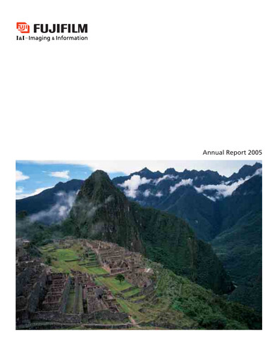 Thumbnail Fujifilm Annual Report 2005