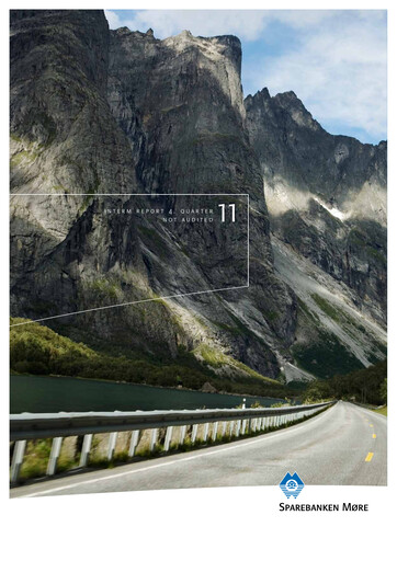Thumbnail Sparebanken Møre Financial Report 2011