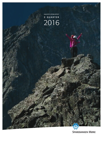Thumbnail Sparebanken Møre Financial Report 2016-h1