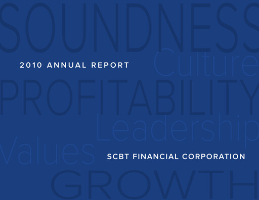 Thumbnail South State Corp Annual Report 2010