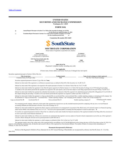 Thumbnail South State Corp Annual Report 2024