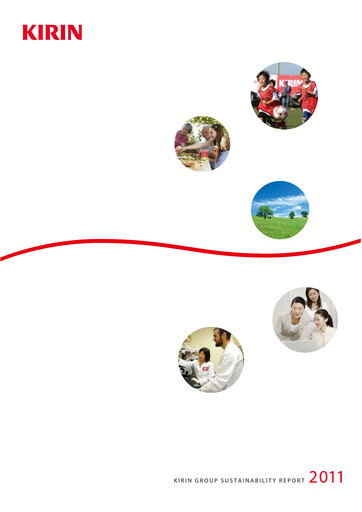 Thumbnail Kirin Holdings
 Sustainability Report 2011