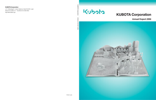 Thumbnail Kubota
 Annual Report 2006