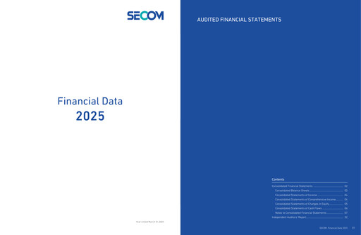 Thumbnail Secom
 Financial Statement 2025