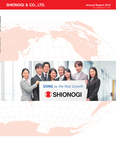 Thumbnail Shionogi
 Annual Report 2013