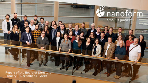 Thumbnail Nanoform Finland Annual Report 2019